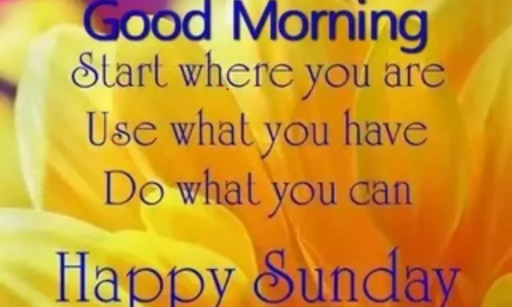 Beautiful Good Morning Sunday Blessings