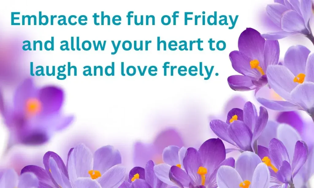 Fun Friday Blessings