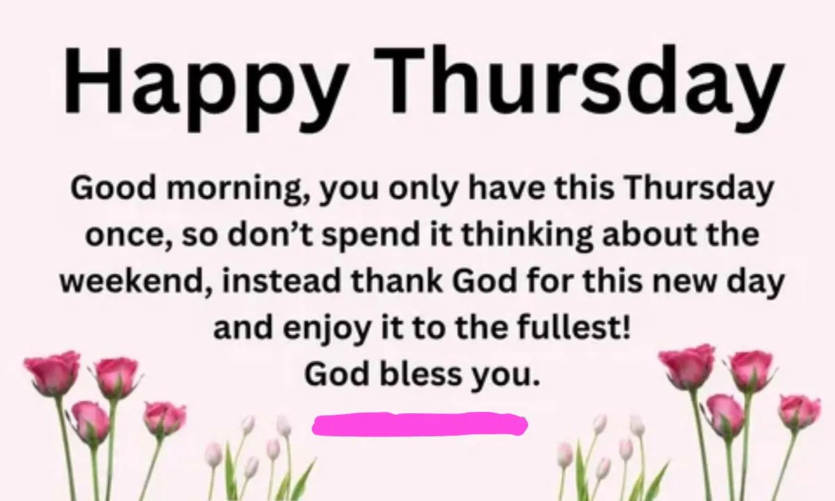 Good Morning Thursday Blessings Quotes and Images