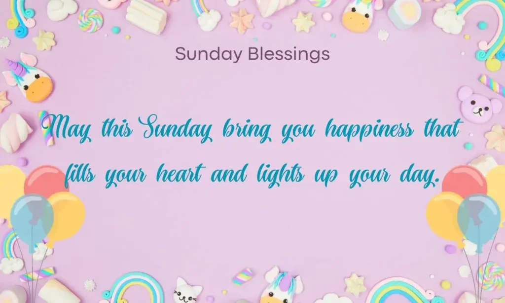 Sunday Blessings