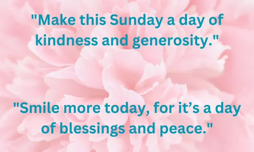 Sunday Blessings Quotes