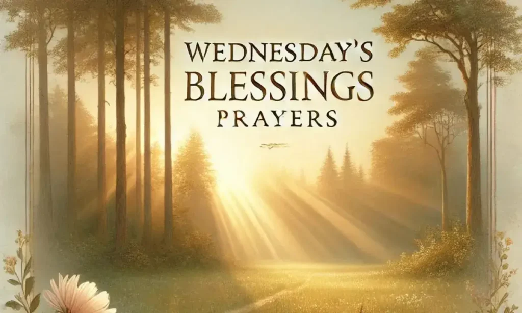 Wednesday's Blessings Prayers