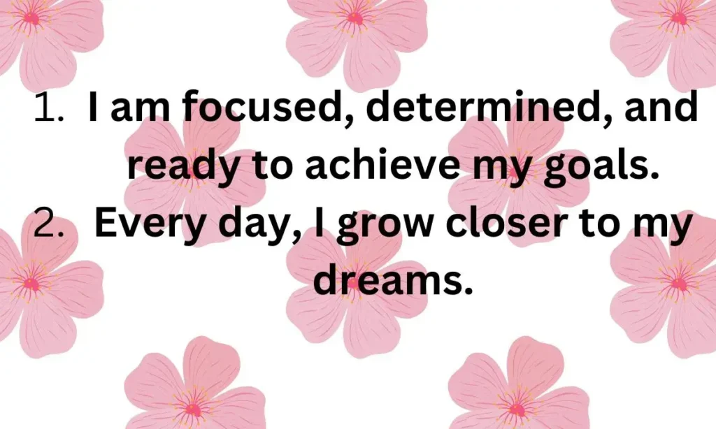 Affirmations for Motivation and Determination