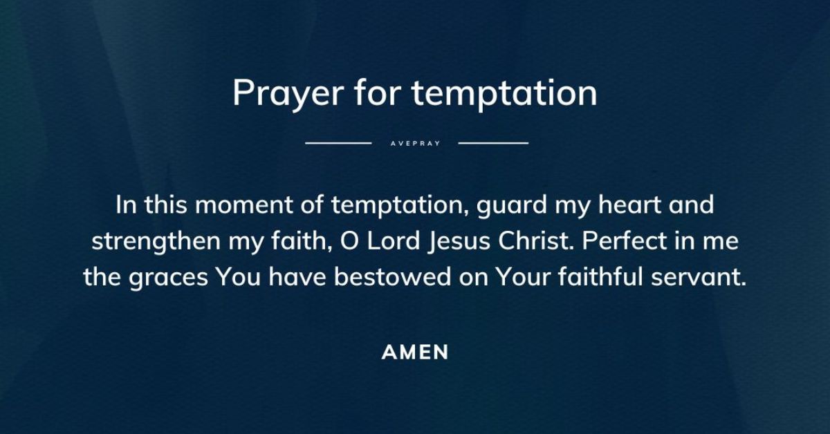 Prayer Against Temptation