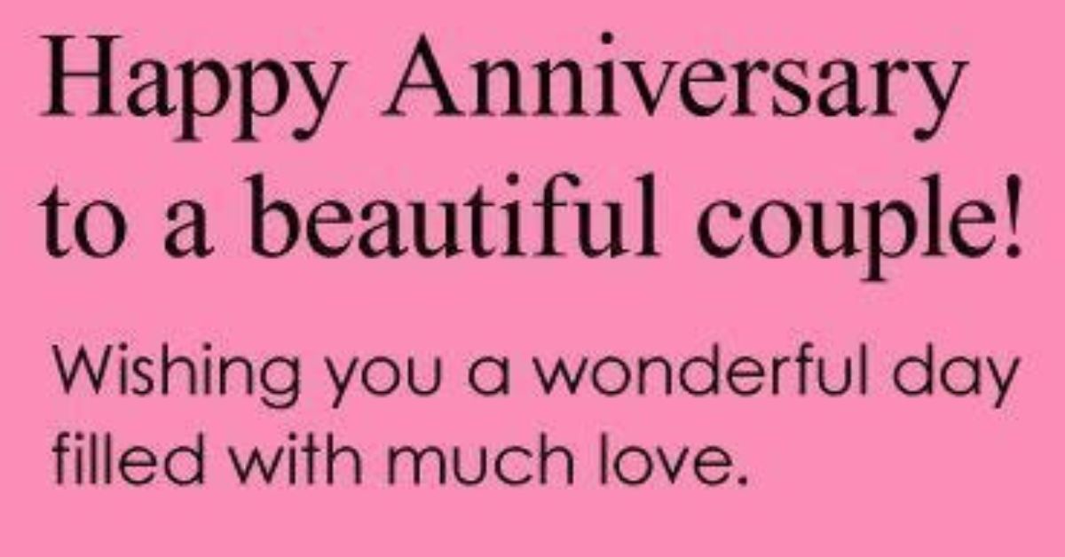 Wish a Couple Happy Anniversary
